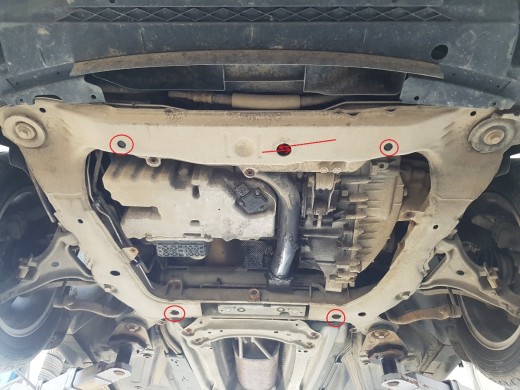Stalowa Osłona pod silnik Volvo V70