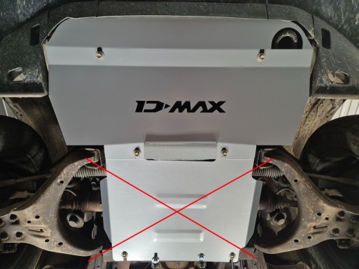 Stalowa Osłona chłodnicy Isuzu D-Max