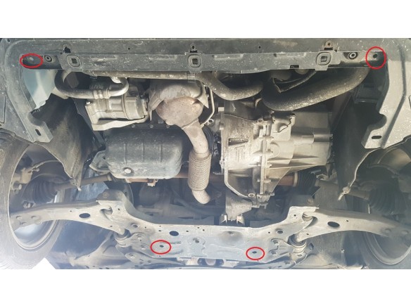 Stalowa Osłona pod silnik Volvo V40