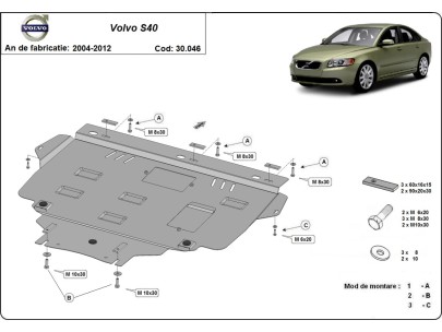Stalowa Osłona pod silnik Volvo S40
