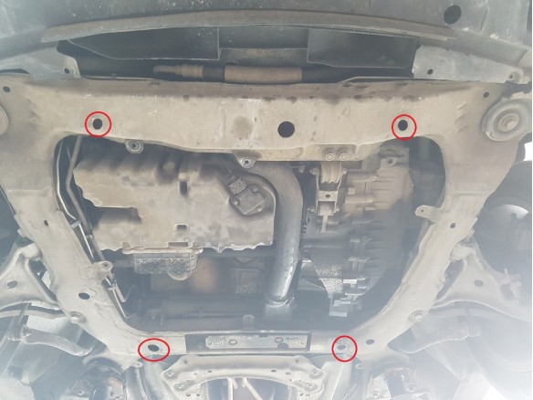 Stalowa Osłona pod silnik Volvo S60