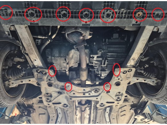 Stalowa Osłona pod silnik Alfa Romeo Giulietta