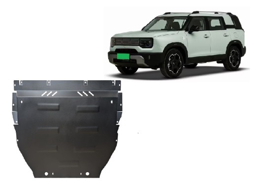 Stalowa Osłona pod silnik Baic Beijing BJ30