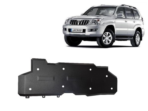 Stalowa Osłona zbiornika paliwa Toyota Land Cruiser J120 - tylko dla wersji 5-drzwiowej