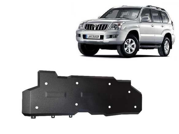 Stalowa Osłona zbiornika paliwa Toyota Land Cruiser J120 - tylko dla wersji 5-drzwiowej