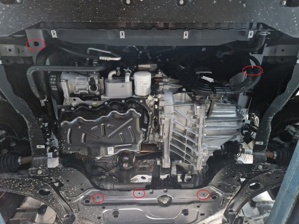 Stalowa Osłona pod silnik galwanizowana Volkswagen Transporter T7