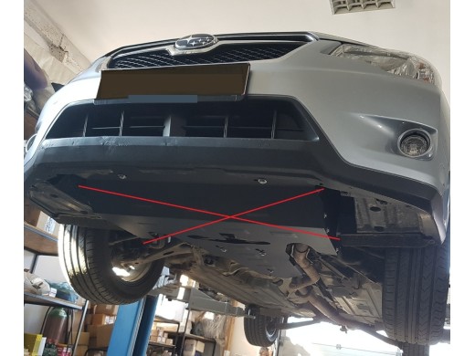 Stalowa Osłona manualnej  skrzyni biegów Subaru Legacy