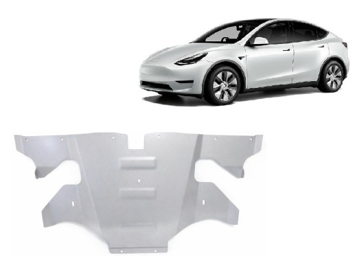Tylna aluminiowa osłona silnika elektrycznego – Tesla Model Y