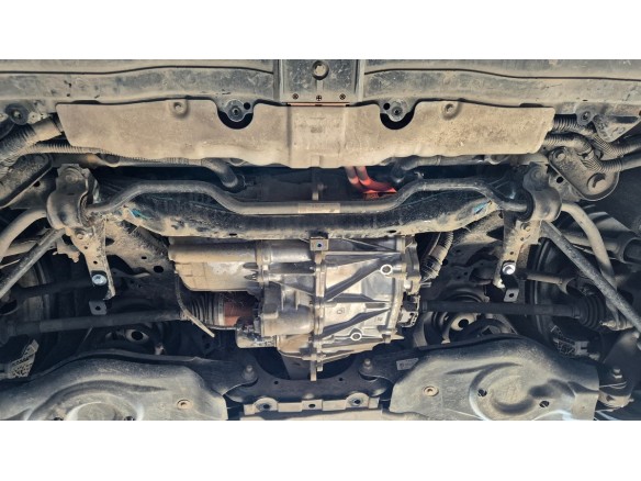 Tylna aluminiowa osłona silnika elektrycznego – Tesla Model Y