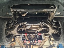 Acier plaque couvercle cache protection boîte de vitesses Isuzu D-Max (2019-2026)