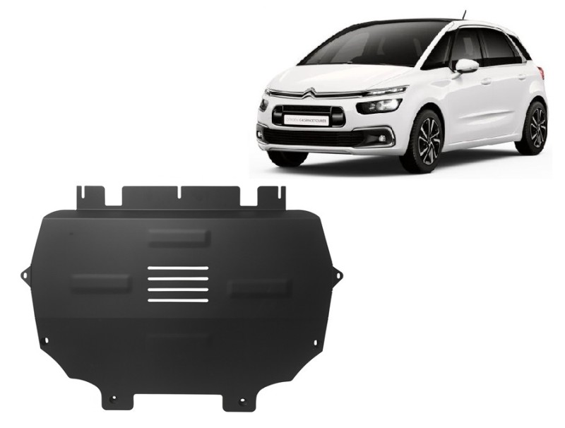 Acier plaque couvercle cache protection moteur Peugeot 508 (2018-2022)