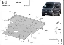 Acier plaque couvercle cache protection moteur Baic Beijing BJ30 (2021-2026)