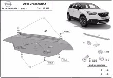 Acier plaque couvercle cache protection moteur Opel Meriva (2017-2026)