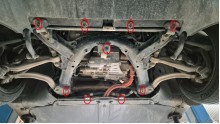 Acier plaque couvercle cache protection moteur Toyota Proace City (2017-2026)