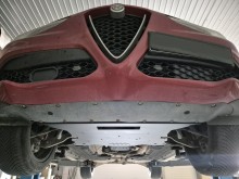Acier plaque couvercle cache protection moteur Alfa Romeo Stelvio (2016-2026)