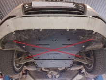 Acier plaque couvercle cache protection boîte de vitesses  Audi A5 (2017-2026)