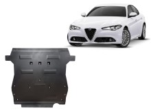 Acier plaque couvercle cache protection moteur Alfa Romeo Giulia (2015-2026)