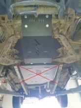 Acier plaque couvercle cache protection moteur Toyota Corolla Cross (1988-1999)