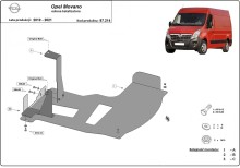 Stalowa Osłona pod katalizator Opel Movano B (2010-2021)