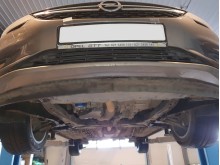 Acier plaque couvercle cache protection moteur Opel Astra H (2015-2021)