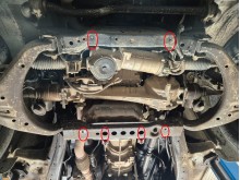 Acier plaque couvercle cache protection moteur Kia Sorento (2019-2026)