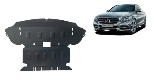 Stalowa Osłona pod silnik Mercedes C-Class W205 4x4 (2014-2021)