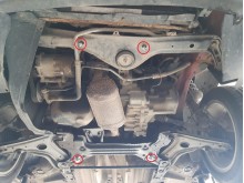 Acier plaque couvercle cache protection moteur Vw golf 5 (1991-1998)