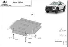 Acier plaque couvercle cache protection boîte de transfert Maxus T60 Max (2025-2026)