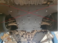 Acier plaque couvercle cache protection boîte de vitesses Audi A8 (2010-2017)