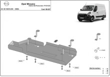 Stalowa Stalowa Osłona AdBlue Opel Movano C (2022-2026)