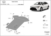 Aluminiowa osłona / blokada katalizatora do Toyota Corolla (2019-2026)
