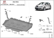Aluminium Osłona pod silnik Seat Altea (2004-2015)
