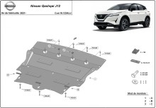 Aluminium plaque couvercle cache protection moteur Nissan Qashqai (2021-2026)