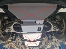 Acier plaque couvercle cache protection moteur Ford Ranger (2023-2026)