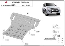 Acier plaque couvercle cache protection moteur Mitsubishi Shogun (2007-2021)