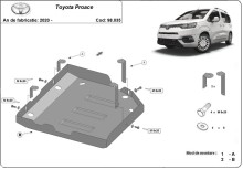 Stalowa Stalowa Osłona AdBlue Toyota Proace (2020-2026)
