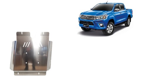 Stalowa Osłona skrzyni biegów Toyota Hilux Revo - Aluminium (2016-2026)