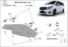 Stalowa Osłona system Stop&,Go Mercedes Viano W447, 4x2, 1.6 D (2014-2026)