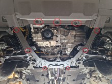 Stalowa Osłona pod silnik Dacia Duster - 4x2 (2024-2026)