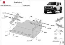 Aluminium plaque couvercle cache protection moteur Suzuki Jimny (2018-2026)