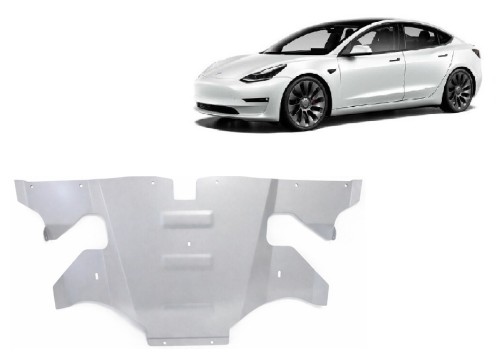 Tylna aluminiowa osłona silnika elektrycznego – Tesla Model 3 AWD (2017-2026)