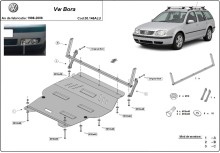 Aluminium Osłona pod silnik Volkswagen Bora (1998-2006)