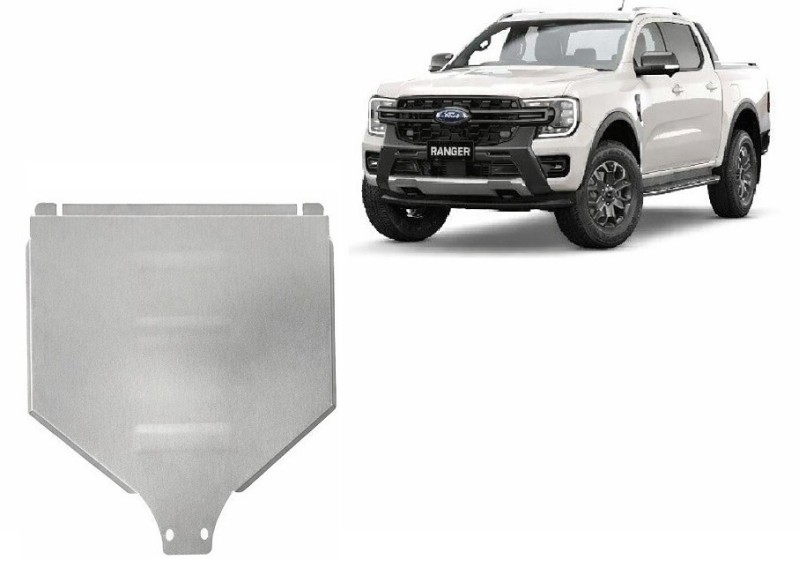 Aluminium plaque couvercle cache protection boîte de vitesses Ford Ranger (2023-2026)