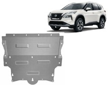 Aluminium plaque couvercle cache protection moteur Nissan X-Trail (2021-2026)