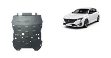 Acier plaque couvercle cache protection moteur Peugeot 4007 (2018-2026)