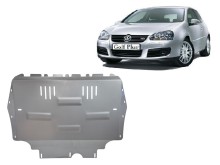 Aluminium plaque couvercle cache protection moteur Volkswagen Golf (2004-2010)