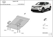 Aluminiowa osłona / blokada katalizatora do Toyota C-HR (2016-2023)