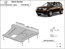 Acier plaque couvercle cache protection moteur Dacia Duster (2010-2017)