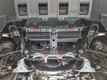 Acier plaque couvercle cache protection de radiateur Toyota Land Cruiser (2024-2026)