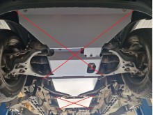 Acier plaque couvercle cache protection boîte de vitesses automatique Ford Ranger (2023-2026)